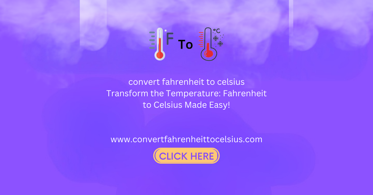 Convert Fahrenheit to Celsius